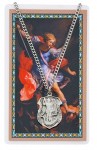 24'' St. Michael (Police Officers) Holy Card & Pendant